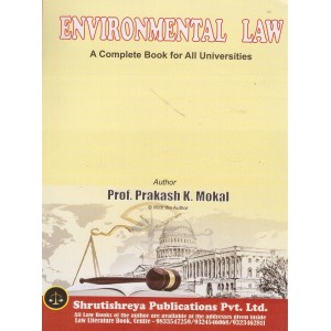 Shrutishreya Publication's Environmental Law for BA. LL.B & LL.B By Prof. Prakash K. Mokal